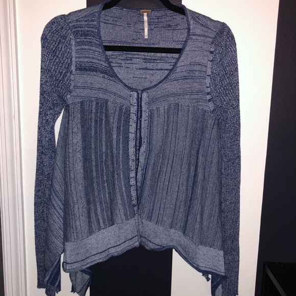 NWOT Free People Never Again hook and eye Cardigan - Picture 3 of 8